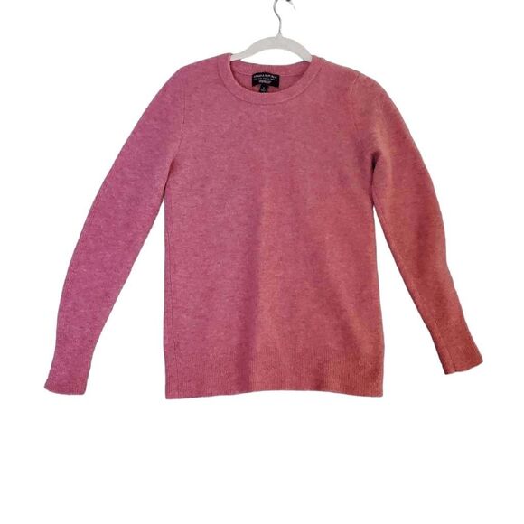 Banana Republic X Filpucci Aire Pink Blossom Fine Italian Yarn Crew Sweater S - Picture 1 of 5